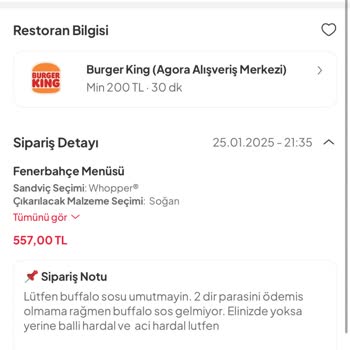 Burger King Siparişinde Uzun Bekleme Ve Yanlış Bilgilendirme