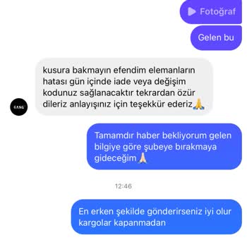 Yanlış Ürün Ve İletişimsizlik Mağduriyeti