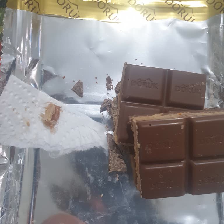 Çikolatanın İçinden Çıkan Poşet Parçası Şoku