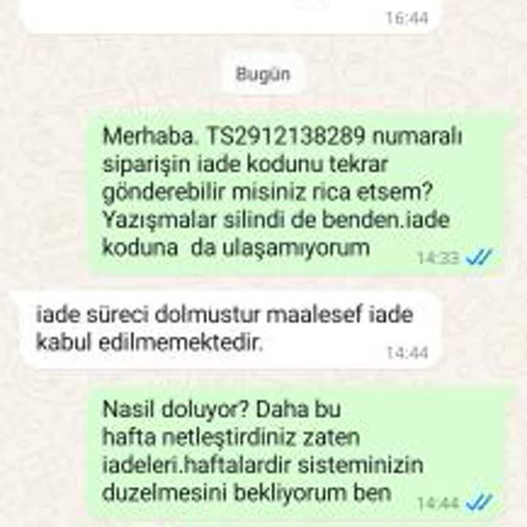 Yanlış Sipariş Ve İade Sürecinde Müşteri Hizmetleri Sorunu