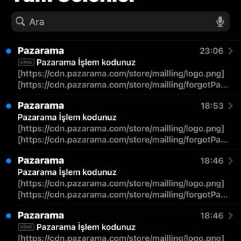 Pazarama'dan Sürekli Gelen Yanlış Mailler Can Sıkıyor