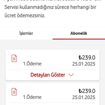 Vodafone Pay Üzerinden Haksız Abonelik Ücretleriyle Mağduriyet