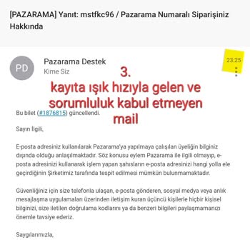Şüpheli E-posta Ve Yanıt Alamama Sorunu