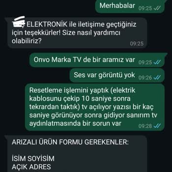 Onvo TV: Sürekli Arızalar Ve Yetersiz Servis Hizmeti
