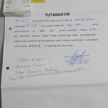 Anadolu Jet İle Hasarlı Bagaj Sorunu Ve İlgisizlik