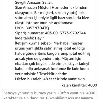 Amazon TR'de İade Sürecinde Yaşanan Zorluklar Ve Mağduriyet