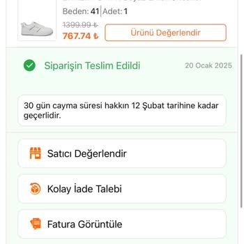 Teslim Edilmeyen Ayakkabı Siparişi Ve İade Talebi