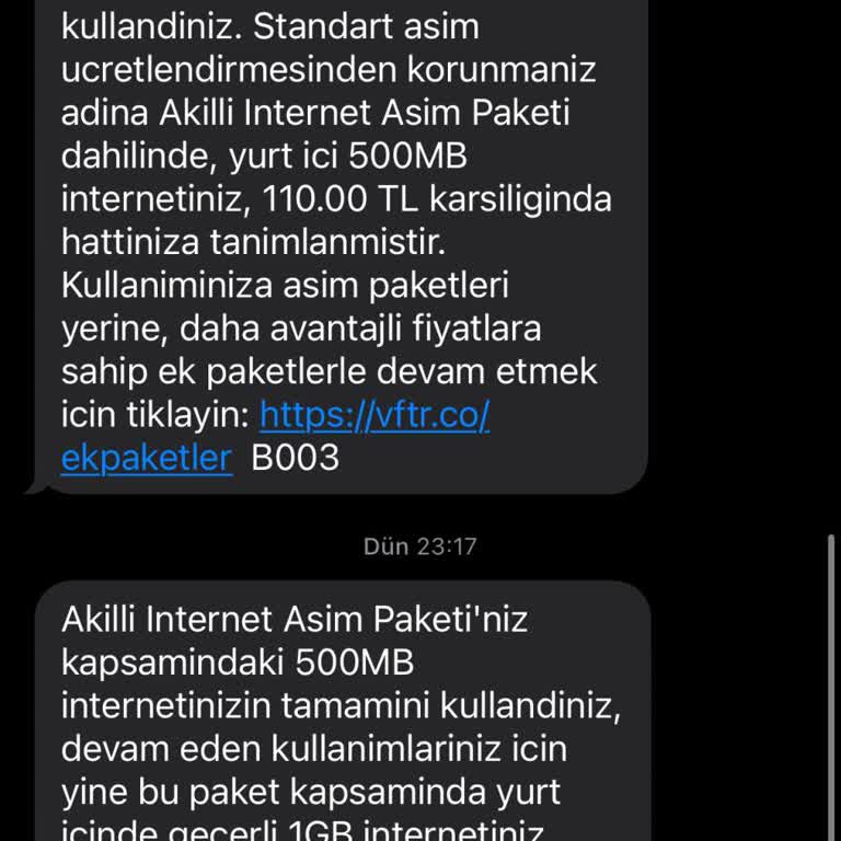 Sınırsız İnternet Paketi Hüsranı