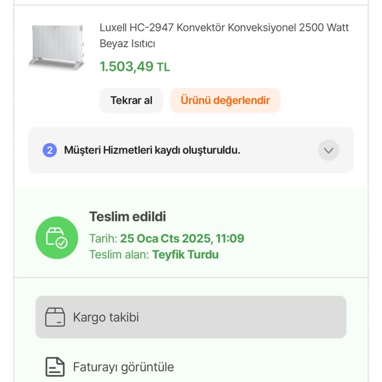 Teslim Edilmeyen Ürün Ve Yanıltıcı Teslimat Bilgisi