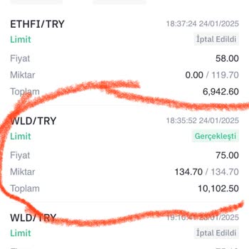 Binance TR'de Yanlış Görünen Coin Maliyeti