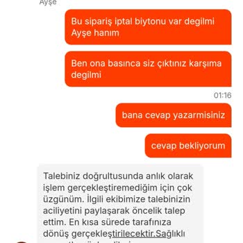 Migros Yemek Sistemi İle Yaşanan Sipariş Sorunu