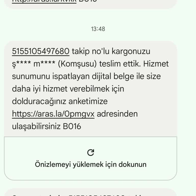 Yanlış Adrese Teslimat Ve İletişim Sorunu