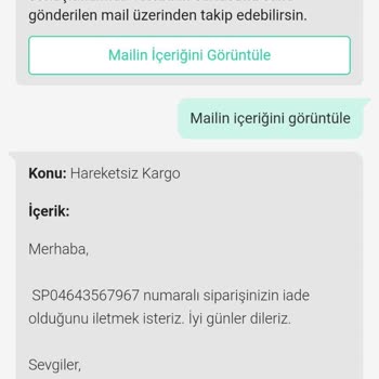 Kayıp Kargo Ve İlgisiz Şube