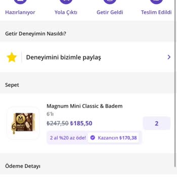 Küflü Magnum Ve İade Sorunu
