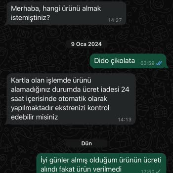 Otomattan Çekilen Tutarlar İade Edilmedi