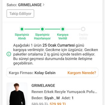 Trendyol'da Kargo Gecikmesi Ve Müşteri Hizmetleri Sorunu