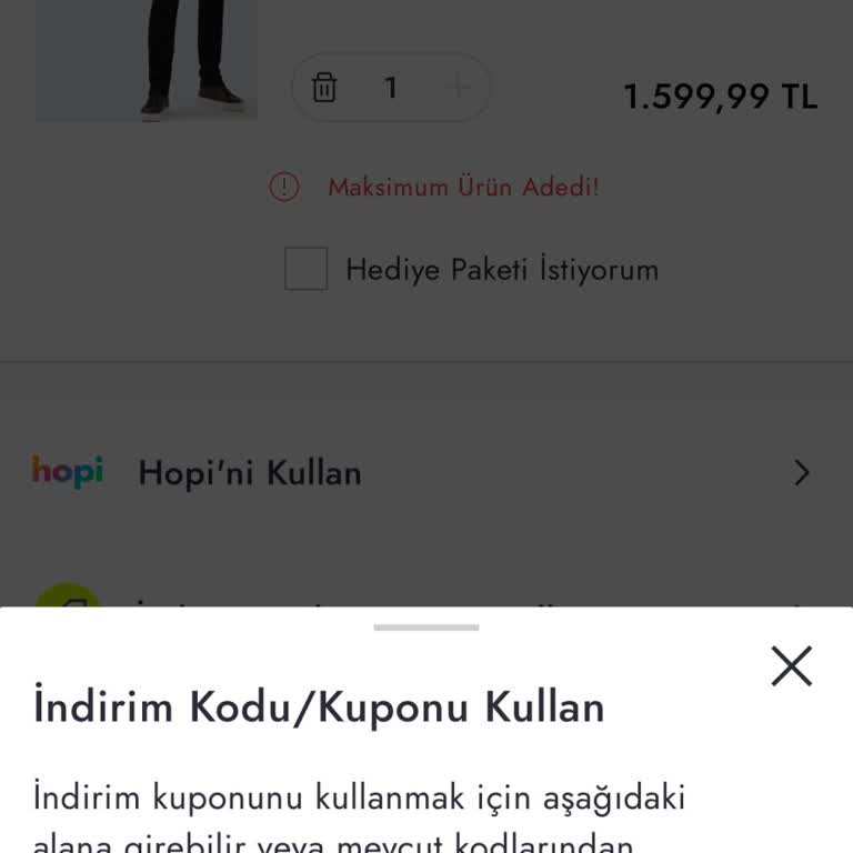 İndirim Kodu Kullanılamıyor Zaman Kaybı Yaşıyorum