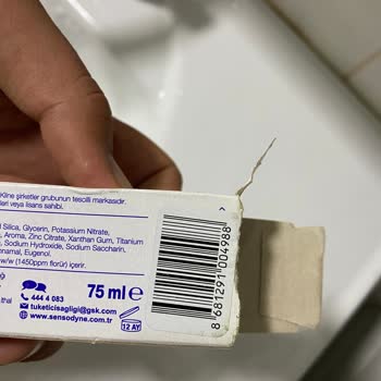 Sensodyne Diş Macunu Ambalaj Hatası