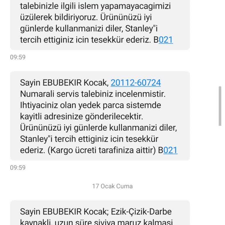 Stanley Termosun Kapak Sorunu Ve Müşteri Hizmetleri Ayrımcılığı