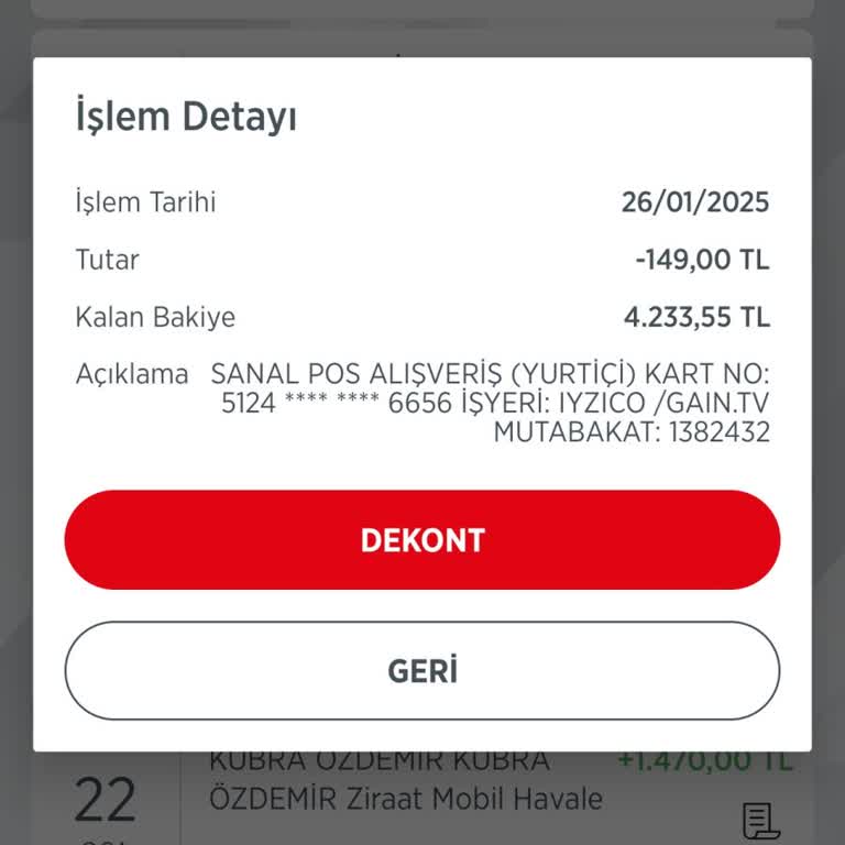 Üyelik İptali Sonrası Haksız Ücret Kesintisi