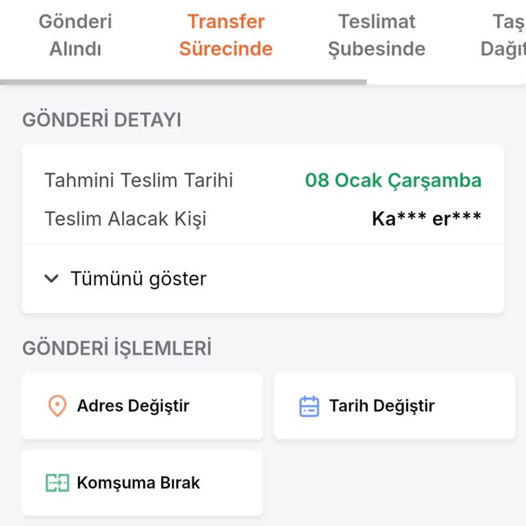 Trendyol Express Kargo Teslim Sorunu