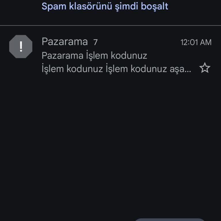 Pazarama'dan Gelen İstenmeyen Maillerin Acilen Durdurulması Talebi