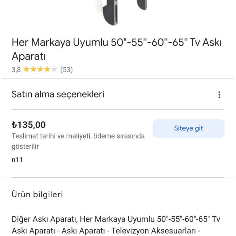 Eksik Askı Aparatı Ve Yüksek Servis Ücreti