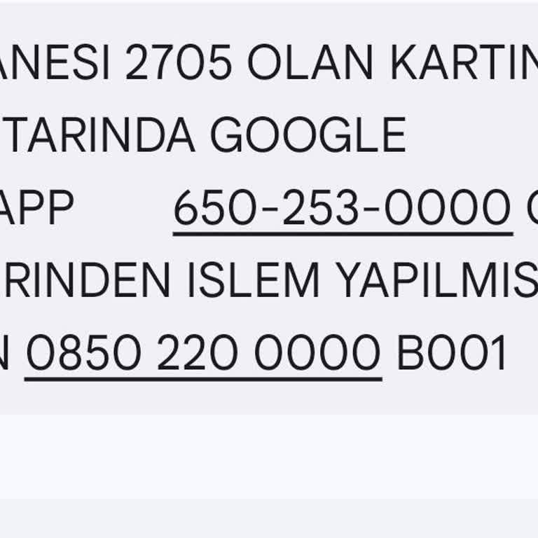 Google *2AHIGHAPP 650-253-0000 GB Şikayeti