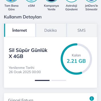 Hediye İnternet Paketi Kullanım Sorunu