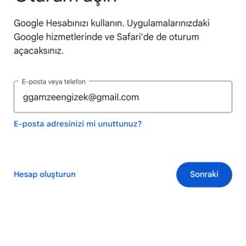 Gmail Hesabımın Şifresini Yenileyemiyorum