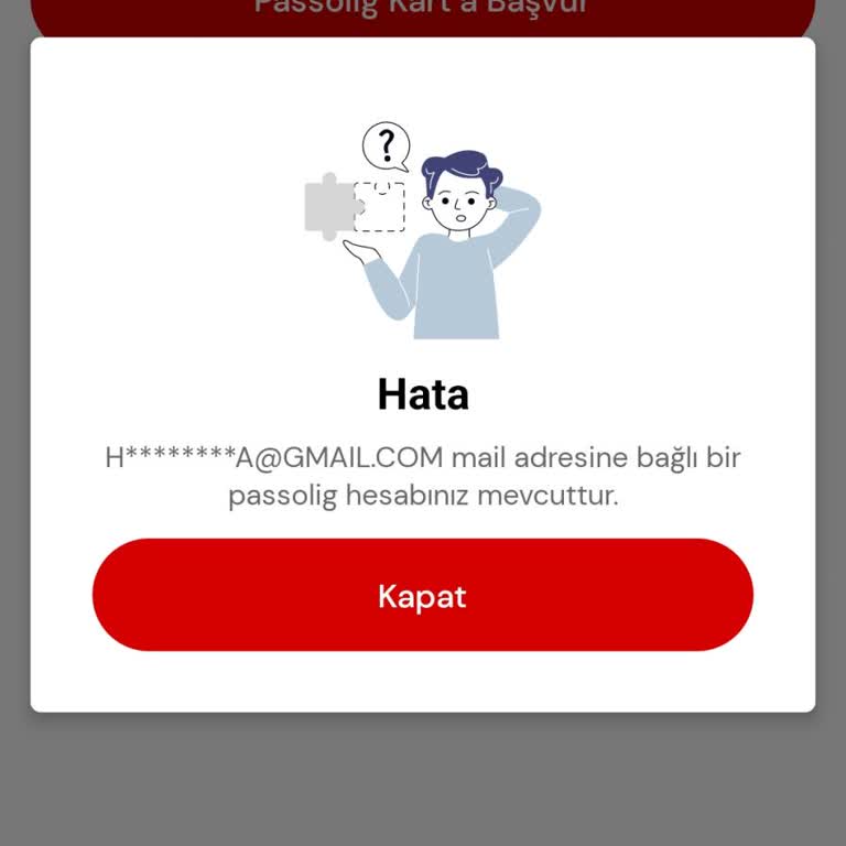 Passolig Uygulamasında Kart Bağlama Sorunu