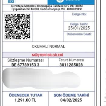 İSKİ'nin Yanlış Fatura Okuması Güvenimi Zedeledi