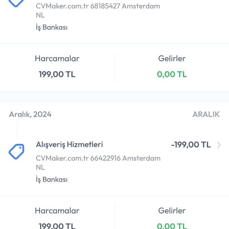 Cvmaker.com.tr Beklenmedik Otomatik Ödeme Sorunu