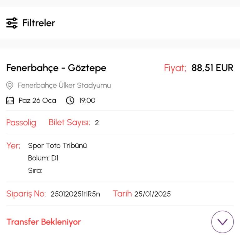 Fenerbahçe-Göztepe Maçı İçin Bilet Sorunu Ve Çözüm Talebi