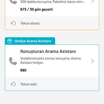 Vodafone'da Ek Paket Sorunu Ve İletişim Engeli