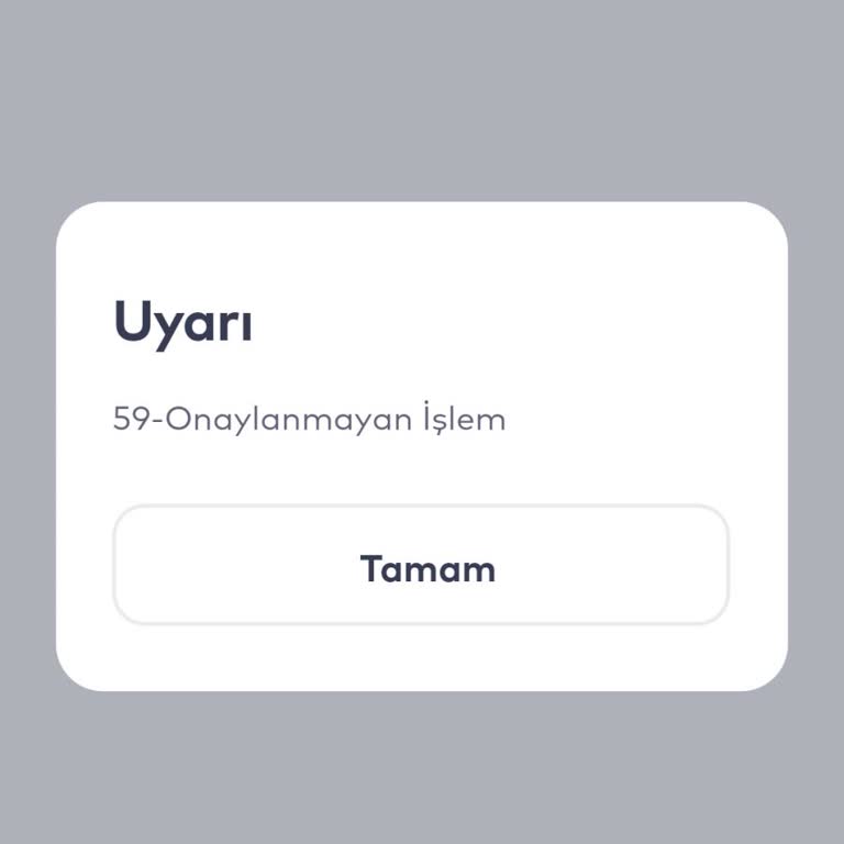 Otobüs Kartı Dolumunda 59 Kodlu Hata
