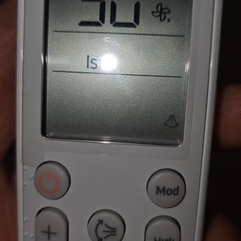 Samsung Klimanın Kumanda Aydınlatması Eksikliği