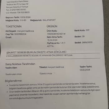 Vans Ayakkabıda Kalite Sorunu Ve Mağaza İade Süreci Hayal Kırıklığı