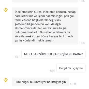 Binance TR Hesabım Haksız Yere İnceleme Altında