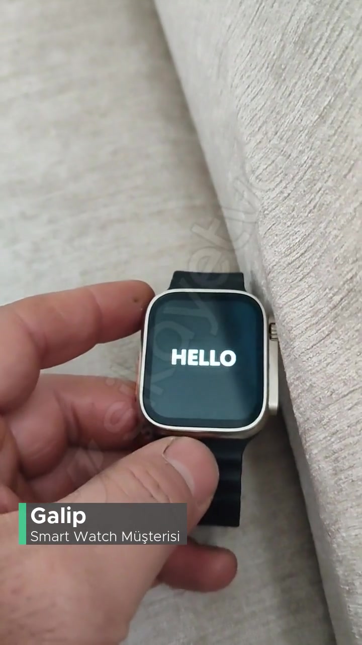 Smart Watch Hello Yazısı Çıkıyor Kendi Kendine Kapanıp Açılıyor! videonun kapak resmi