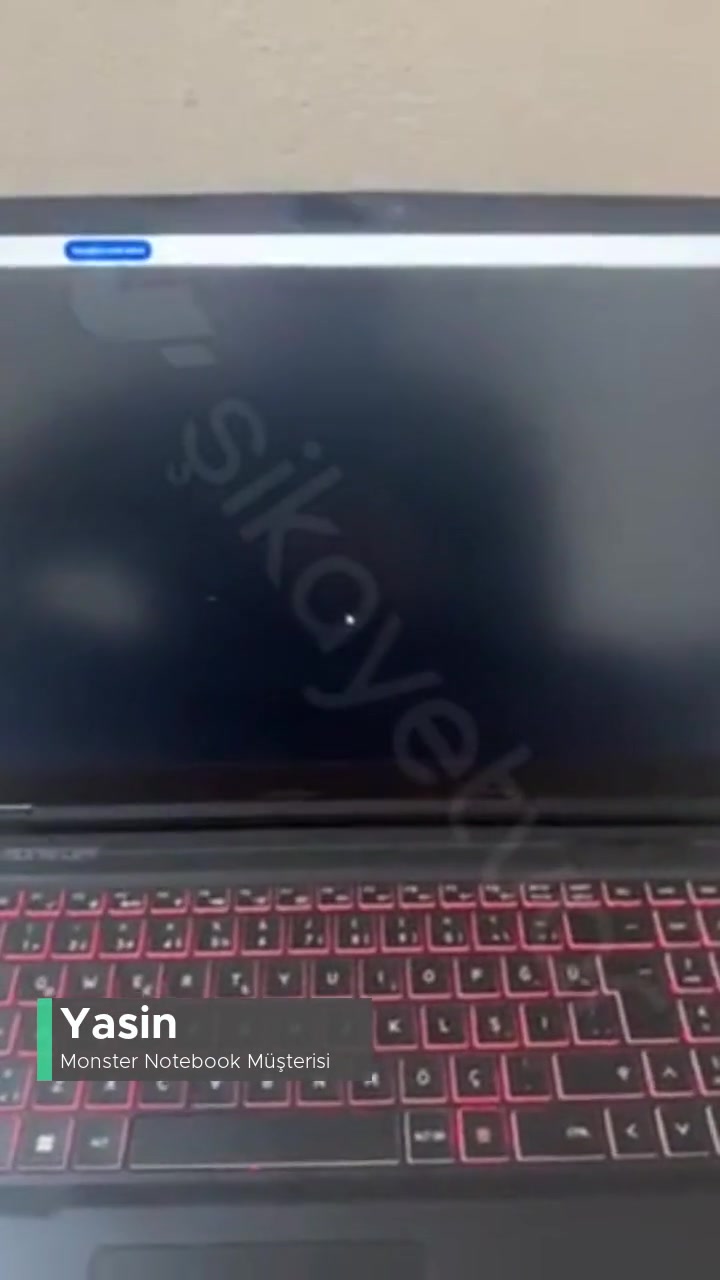 Monster Notebook Bilgisayardaki Beyaz Işık Ve Donma! videonun kapak resmi