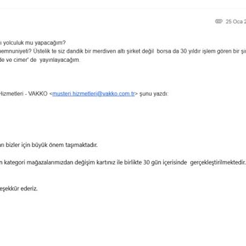 Vakko'da Değişim Sorunu: Müşteri Hizmetleri Hayal Kırıklığı