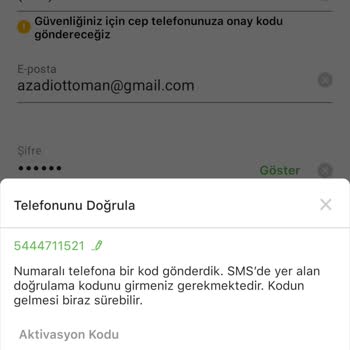 Emlakjet'te Aktivasyon Kodu Sorunu