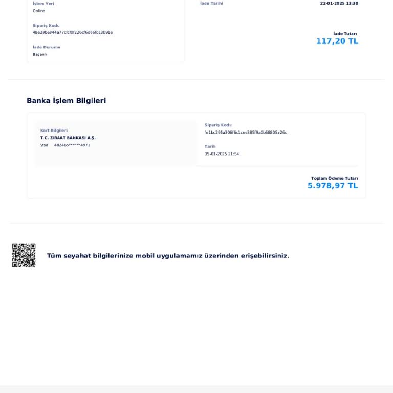 İptal Edilen Uçak Biletlerinin Yetersiz İadesi