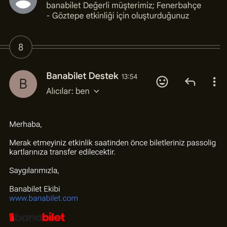 Maç Biletim Passo Kartıma Yüklenmedi, Acil Destek Bekliyorum