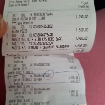 İntimissimi Capitol AVM'de Haksız Fiyat Kesintisi