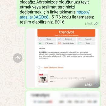 Yanlış Ürün Teslimatı Ve İletişim Sorunları