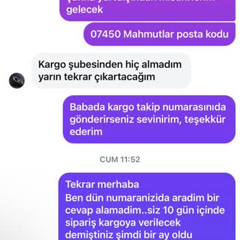 Sipariş Edilen Berjer Teslim Edilmedi Ve Para İadesi Yapılmıyor