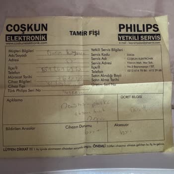 Philips Dikey Süpürge: Kalitesiz Parçalar Ve Yetersiz Servis Hizmeti