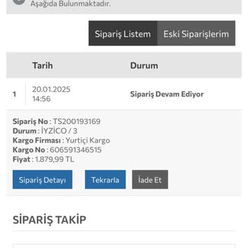 Sipariş Verildi Ama Kargoya Verilmedi